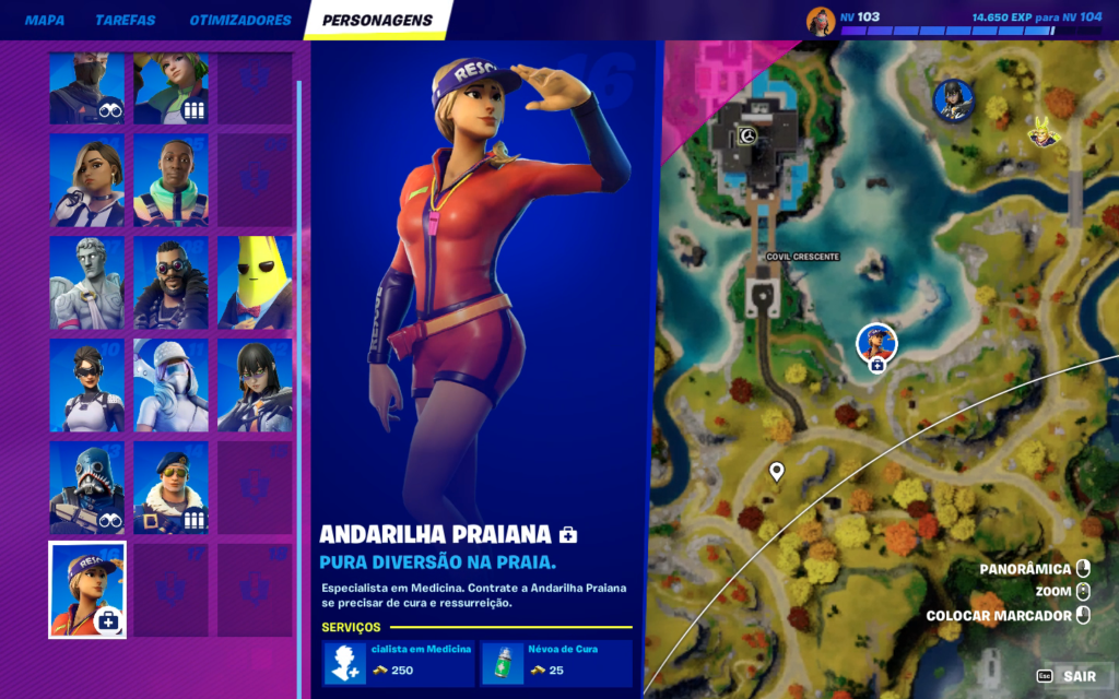NPC Andarilha Praiana - Covil Crescente
