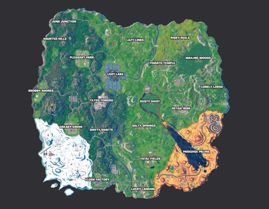 mapa da temporada raiz estágio 4