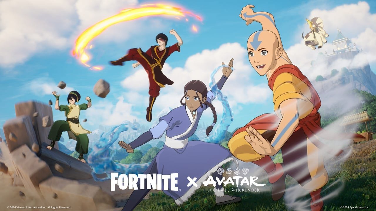 Água, Terra, Fogo ou Ar? Fortnite x Avatar