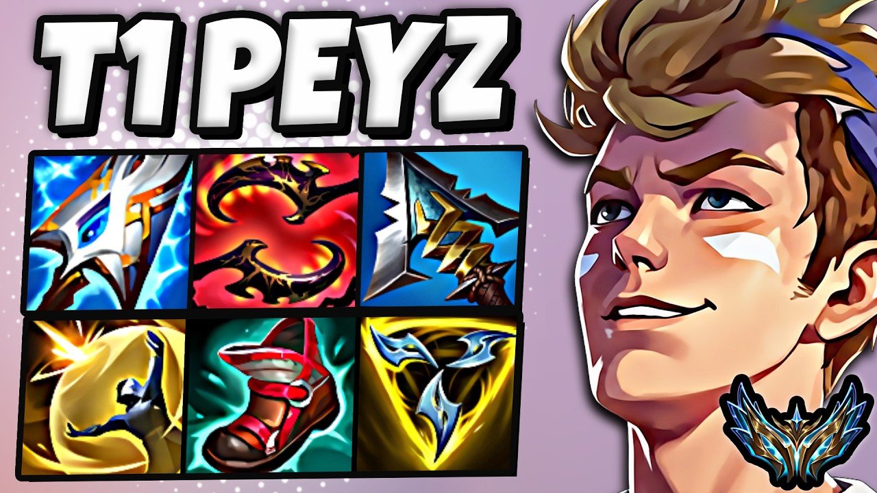 T1 Peyz Ezreal vs Ashe [ ADC ] Korea Challenger 2422 LP | Patch 26.8