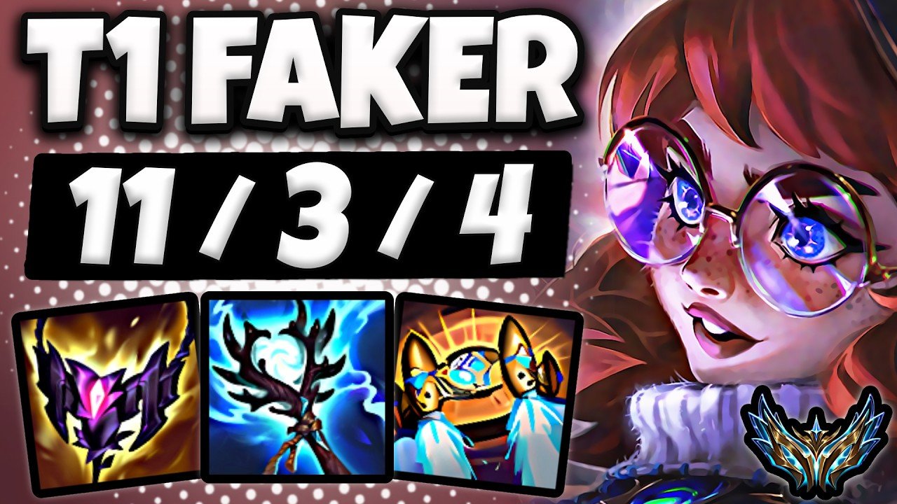 T1 Faker Aurora vs Twisted Fate [ MID ] Korea Challenger 1852 LP | Patch 26.8