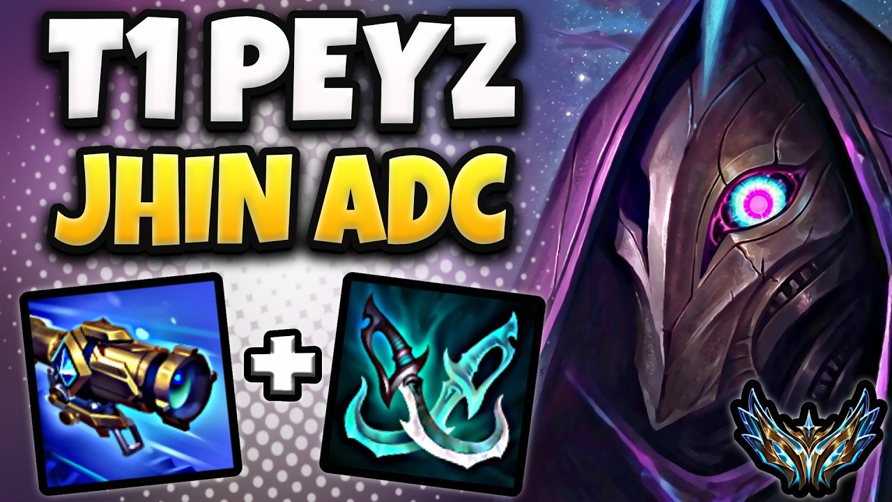 T1 Peyz Jhin vs Caitlyn [ ADC ] Patch 26.8 Korea Challenger 2427 LP