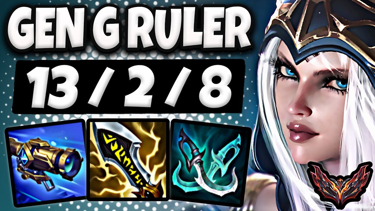 Ashe vs Caitlyn ADC [ Gen.G Ruler ] Korea Grandmaster 1479 | Patch 26.8 ✅