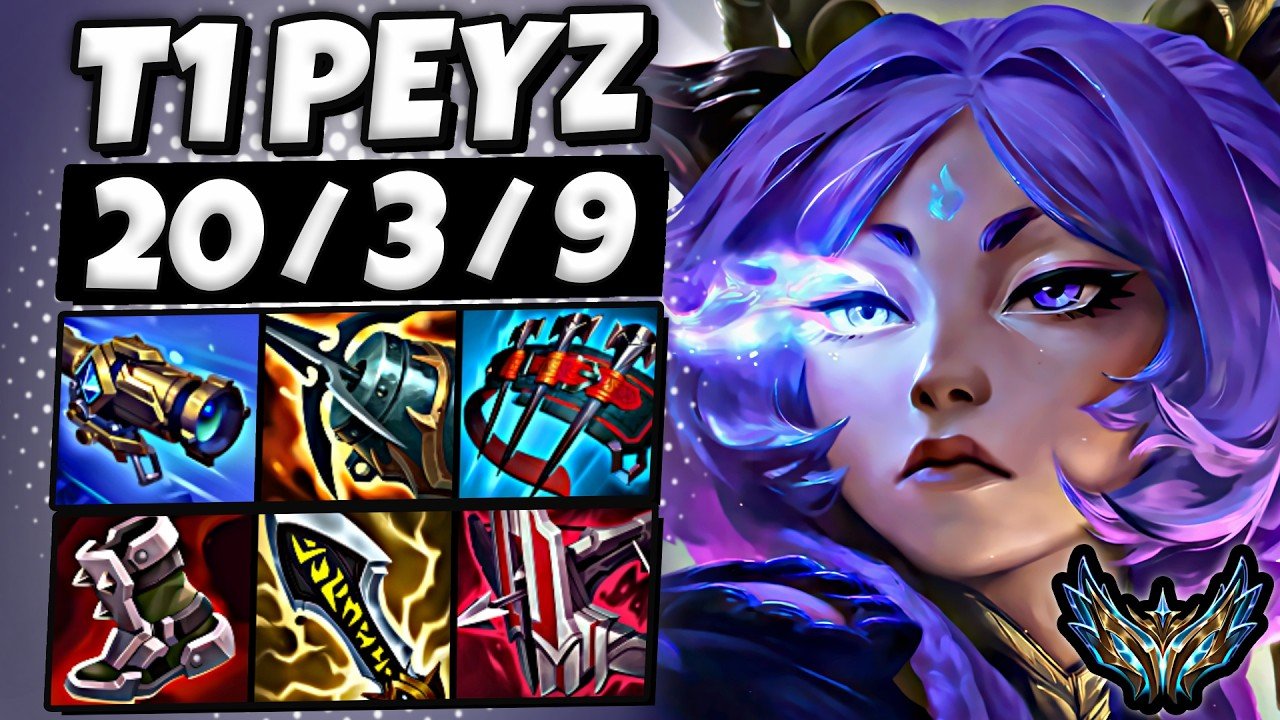 T1 Peyz Yunara vs Senna [ ADC ] Korea Challenger 2320 LP | Patch 26.7
