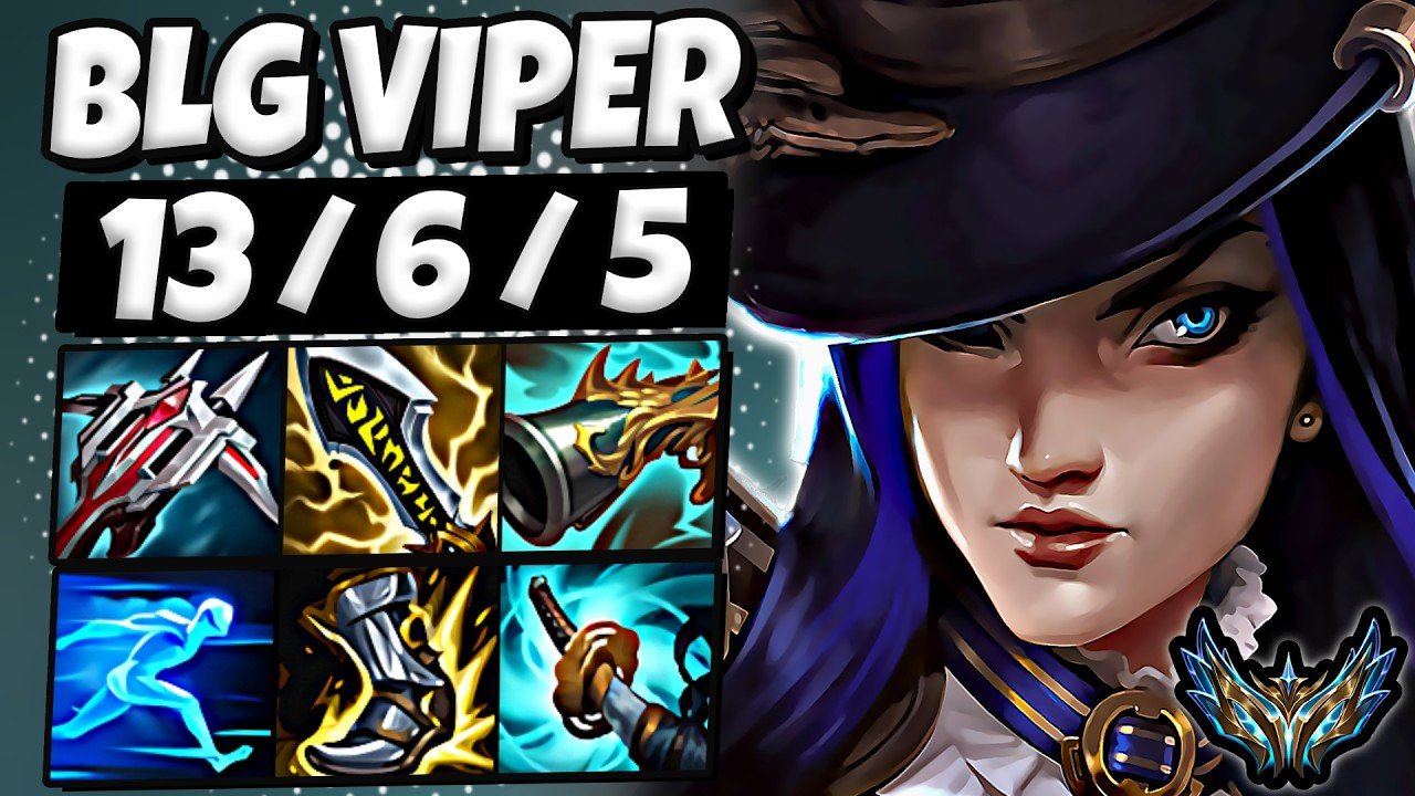 BLG Viper Caitlyn vs Yunara [ ADC ] Korea Challenger 1469 LP | Patch 26.7