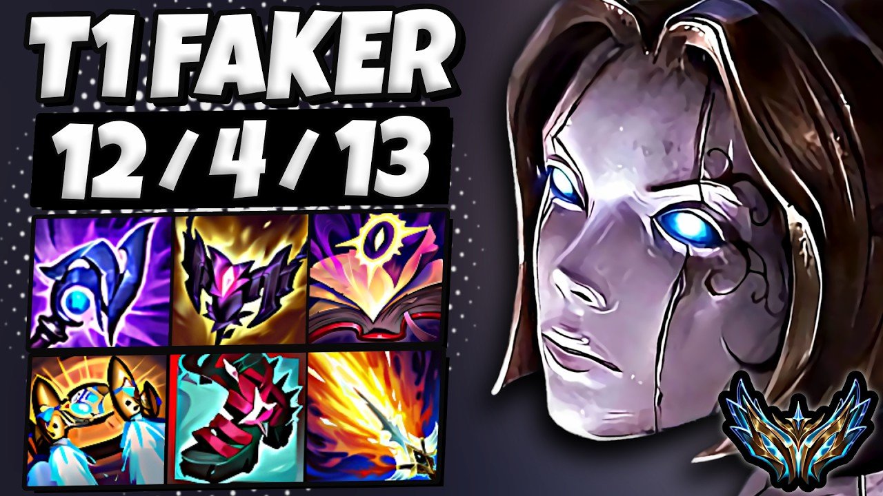 T1 Faker Orianna vs Azir [ MID ] Korea Challenger 1904 LP | Patch 26.8