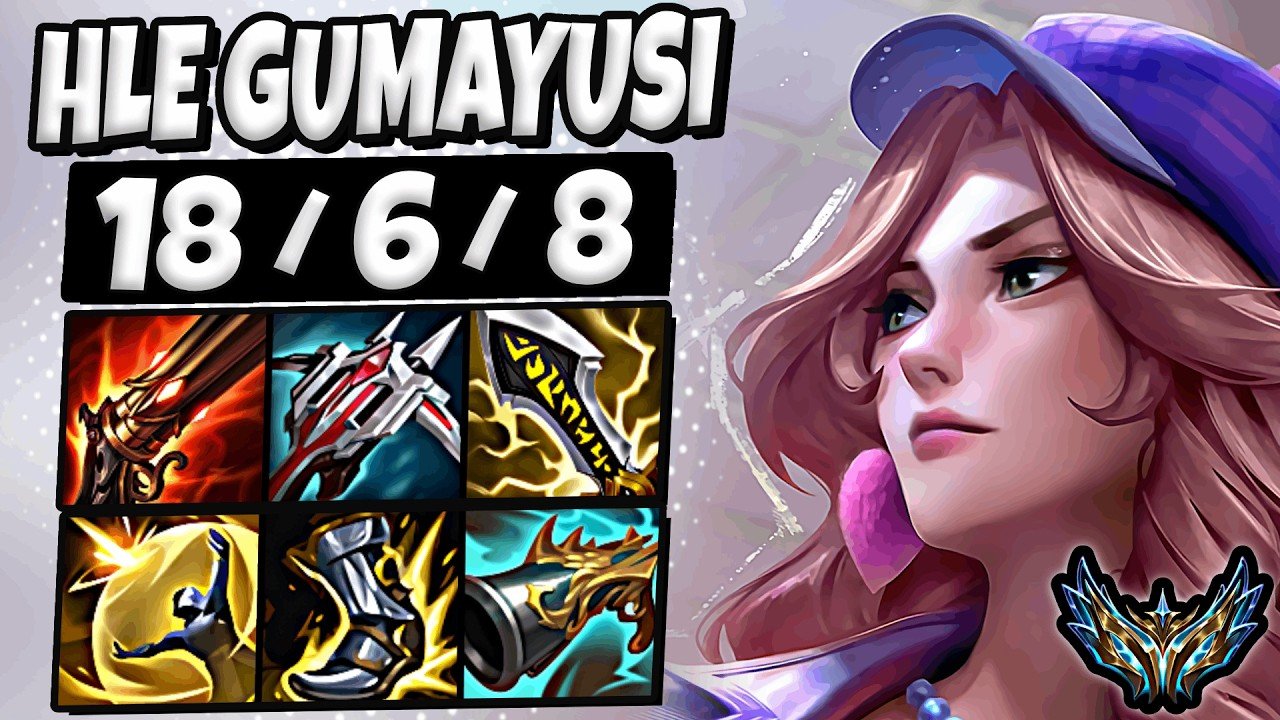 HLE Gumayusi Caitlyn vs Ezreal [ ADC ] Korea Challenger 2468 LP | Patch 26.8