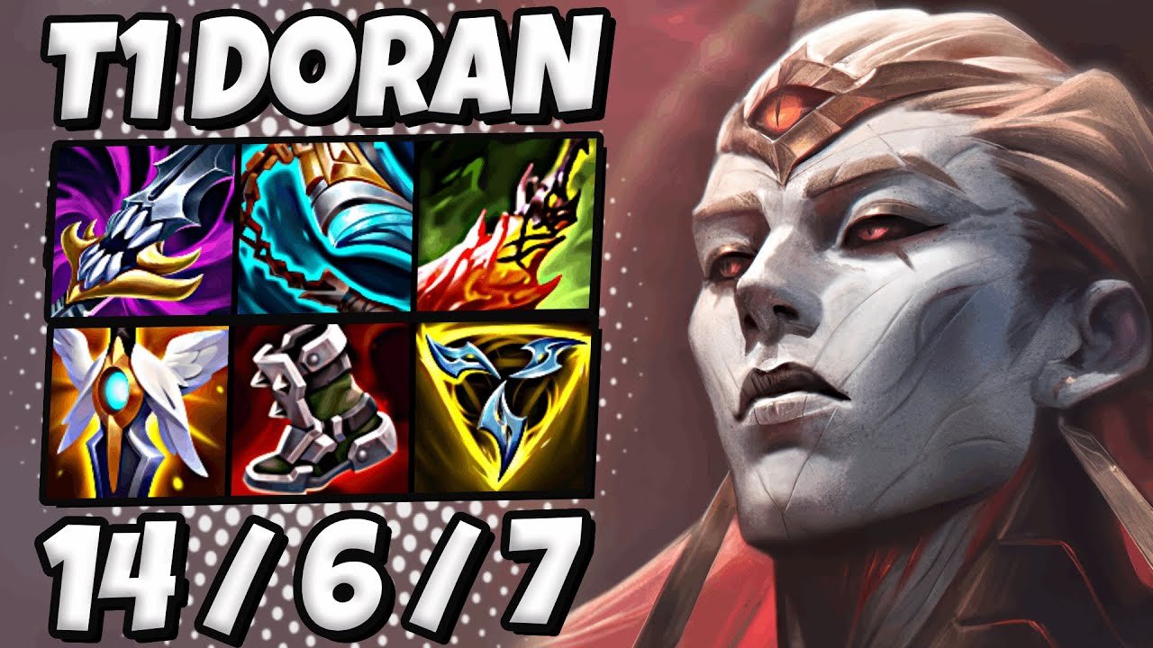 T1 Doran Zaahen vs Darius [ TOP ] Patch 26.1 Ranked Korea