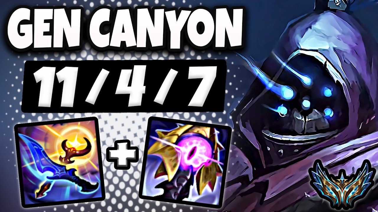 Jax vs Kindred Jungle [ Gen.G Canyon ] Korea Challenger 1892 LP | Patch 26.8