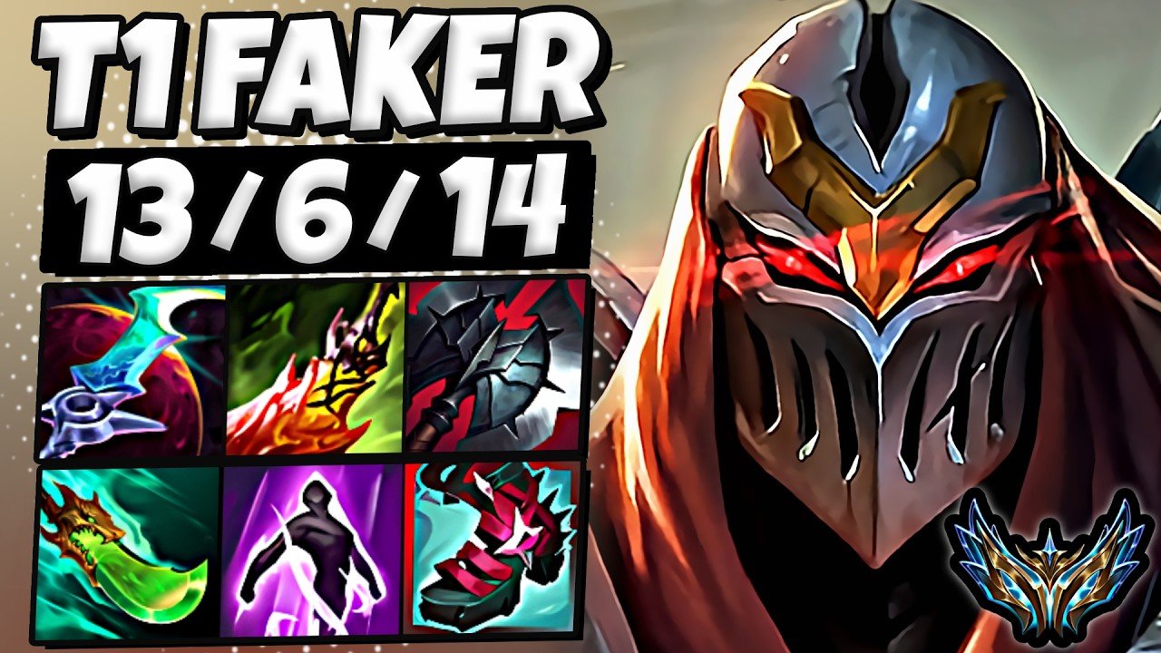 T1 Faker Zed vs Pantheon [ MID ] Patch 26.8 Korea Challenger 1872 LP
