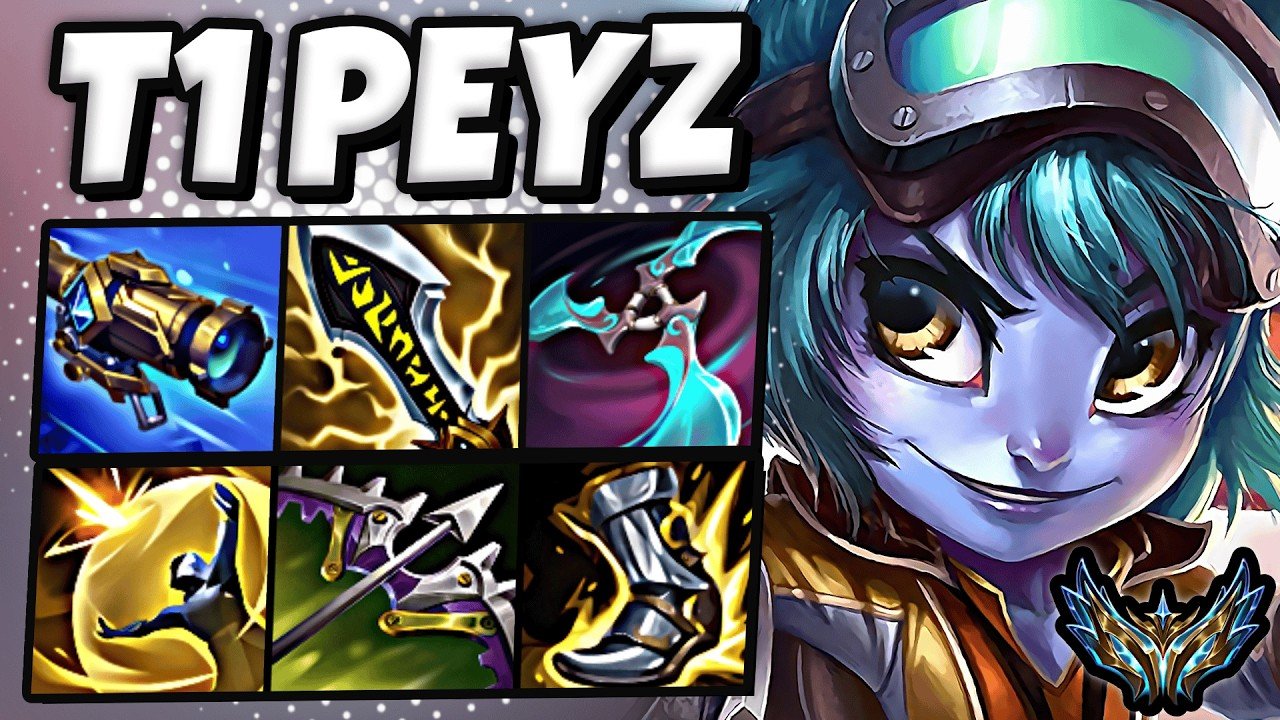 T1 Peyz Tristana vs Lucian [ ADC ] Korea Challenger 2402 LP | Patch 26.8