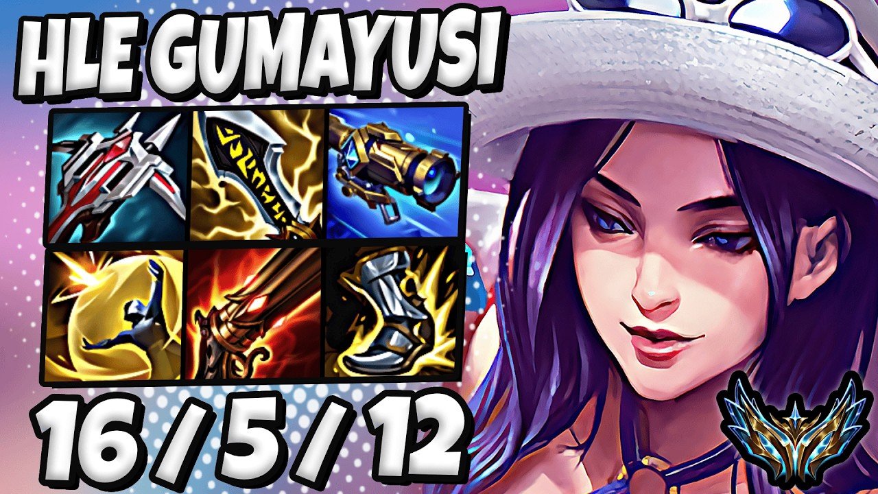 HLE Gumayusi Caitlyn vs Ashe [ ADC ] Korea Challenger 2512 LP | Patch 26.7