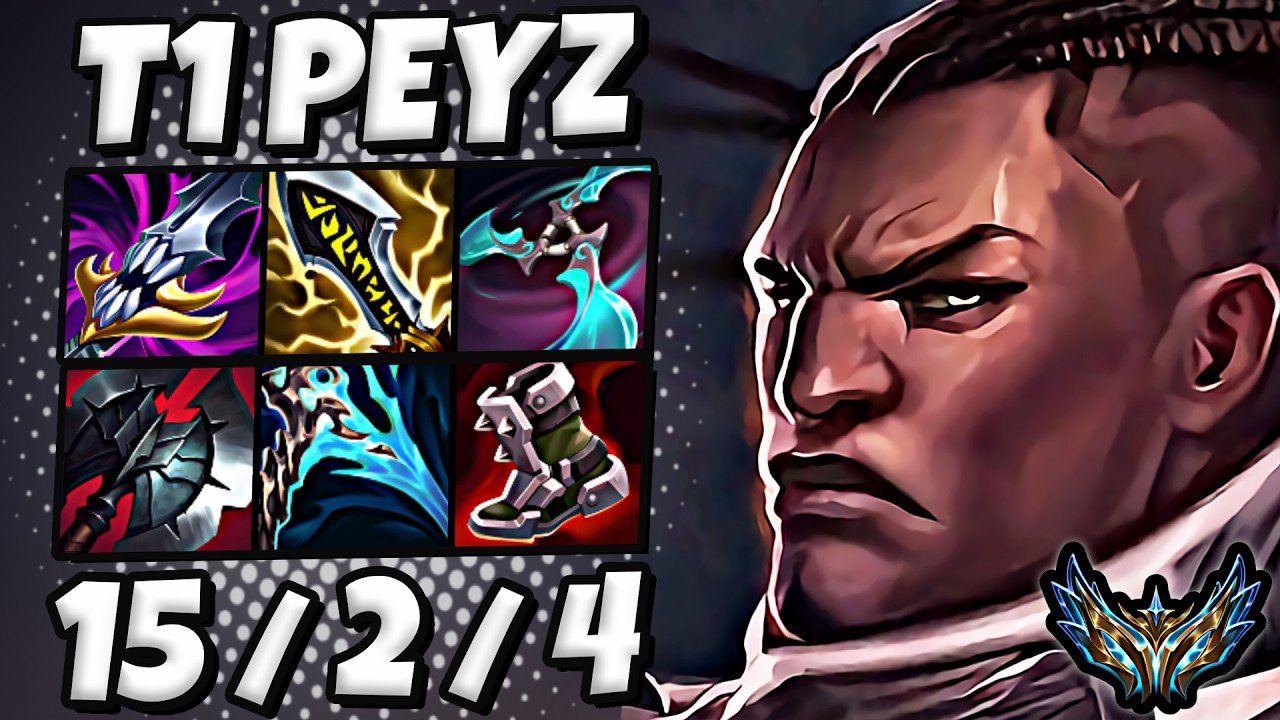 T1 Peyz Lucian vs Caitlyn [ ADC ] Korea Challenger 2422 LP | Patch 26.8