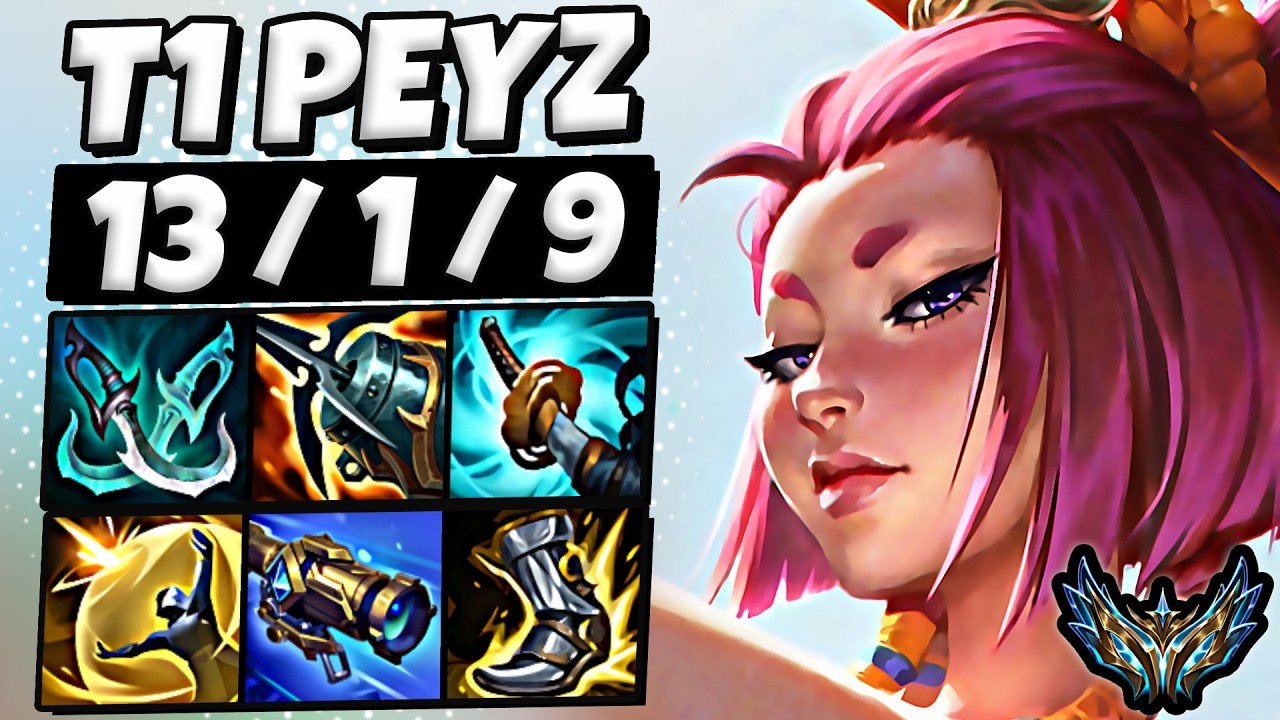 T1 Peyz Yunara ADC vs Aphelios – Patch 26.7 Korea Challenger 2274 LP