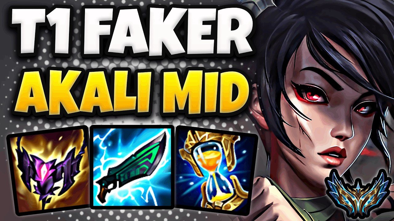 T1 Faker Akali vs Diana [ MID ] Korea Challenger 1866 LP | Patch 26.8