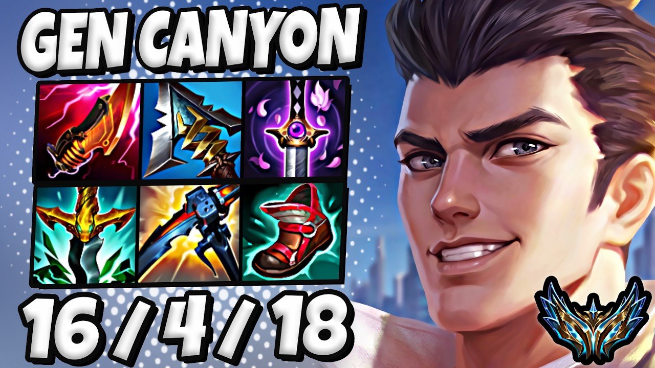Jayce vs Talon Jungle [ Gen.G Canyon ] Korea Challenger Patch 26.10