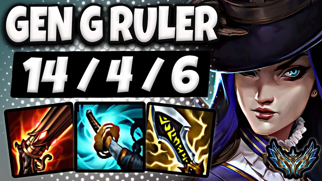 Caitlyn vs Yunara ADC [ Gen.G Ruler ] Patch 26.11 Korea Challenger 2110 LP