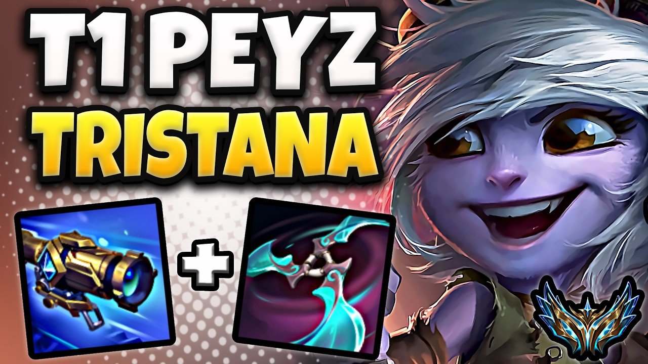 T1 Peyz Tristana vs Yunara [ ADC ] Korea Challenger 2442 LP | Patch 26.9