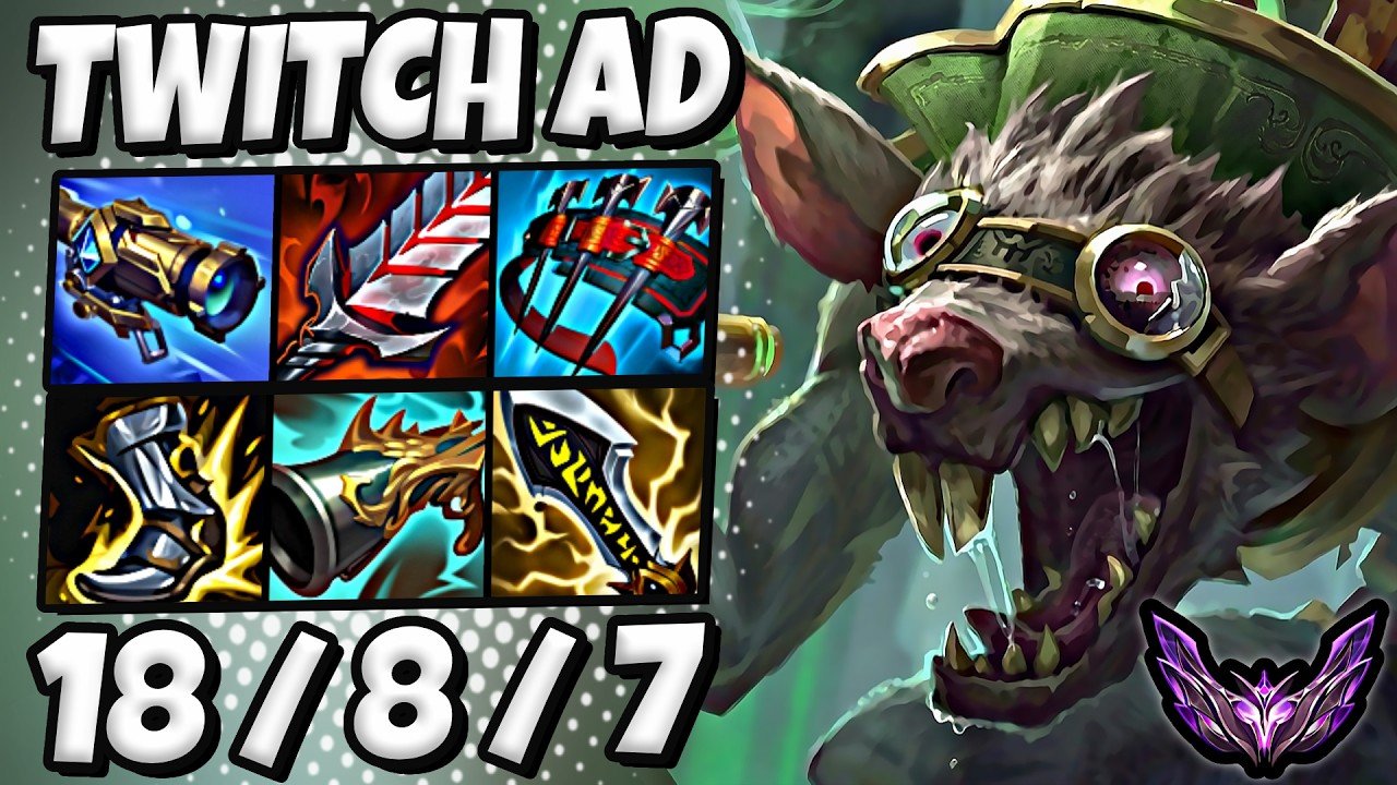 Twitch vs Jhin [ ADC ] Lol Korea Master Patch 26.9