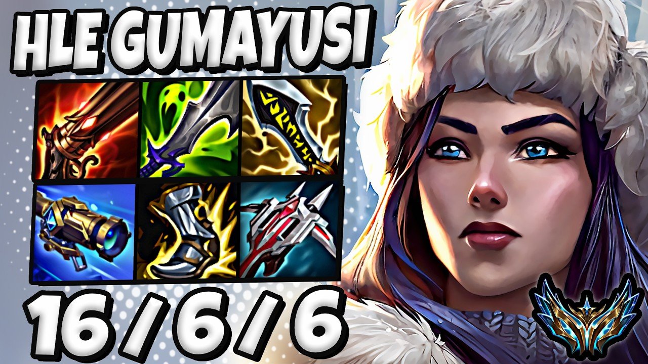HLE Gumayusi Caitlyn vs Jhin [ ADC ] Korea Challenger 2665 LP | Patch 26.10