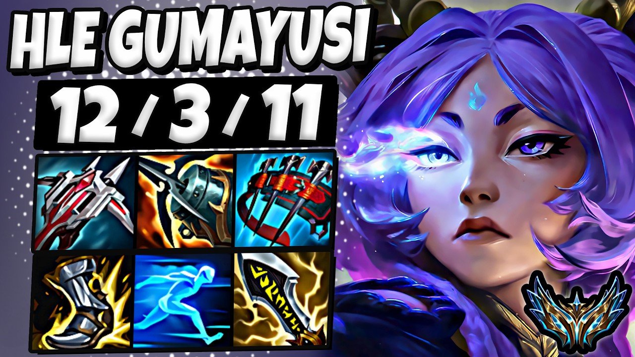 HLE Gumayusi Yunara vs Zeri [ ADC ] Patch 26.10 Korea Challenger 2569 LP