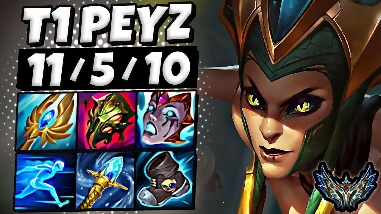 T1 Peyz Cassiopeia vs Jhin [ ADC ] Korea Challenger 2474 LP | Patch 26.9