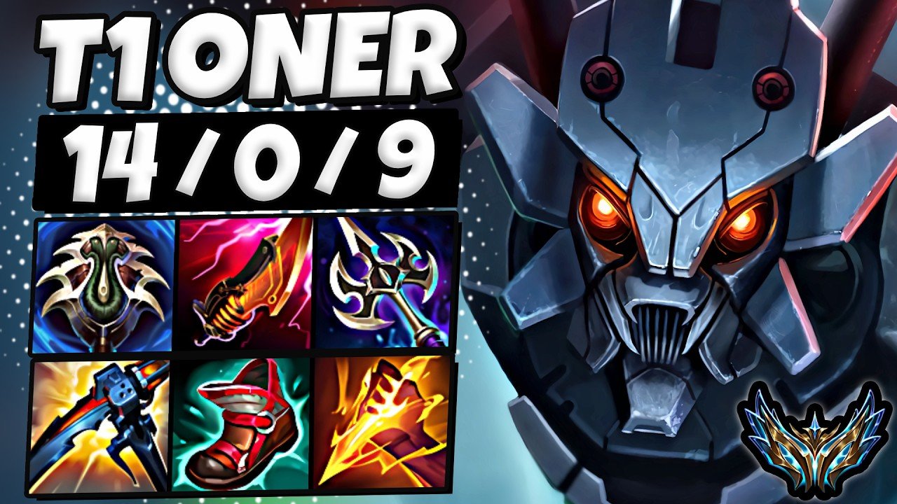 T1 Oner Kha’zix vs Xin Zhao [ Jungle ] Korea Challenger 2405 LP | Patch 26.10