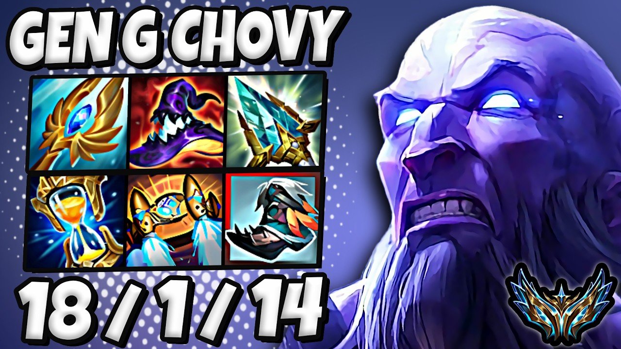 Ryze vs Taliyah MID [ Gen.G Chovy ] Korea Challenger 2272 LP
