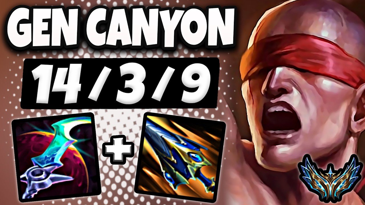 Lee Sin vs Nidalee Jungle [ Gen.G Canyon ] Korea Challengerr 2241 LP | Patch 26.10