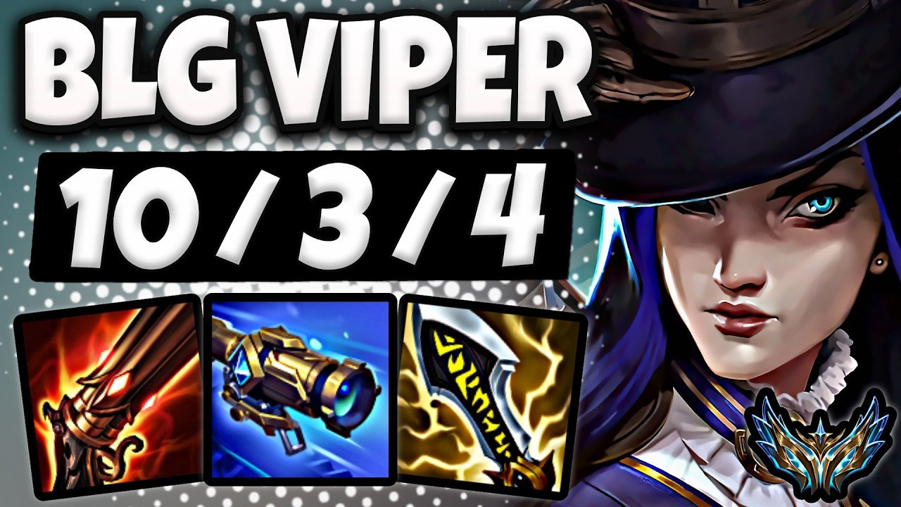 BLG Viper Caitlyn vs Ashe [ ADC ] Korea Challenger 2152 LP | Patch 26.13