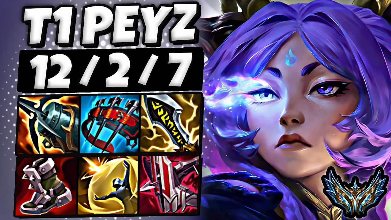 T1 Peyz Yunara vs Varus [ ADC ] Korea Challenger 2388 LP | Patch 26.11