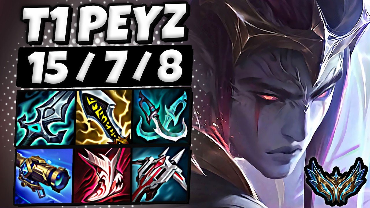 T1 Peyz Aphelios vs Draven [ ADC ] Korea Challenger 2488 LP | Patch 26.11