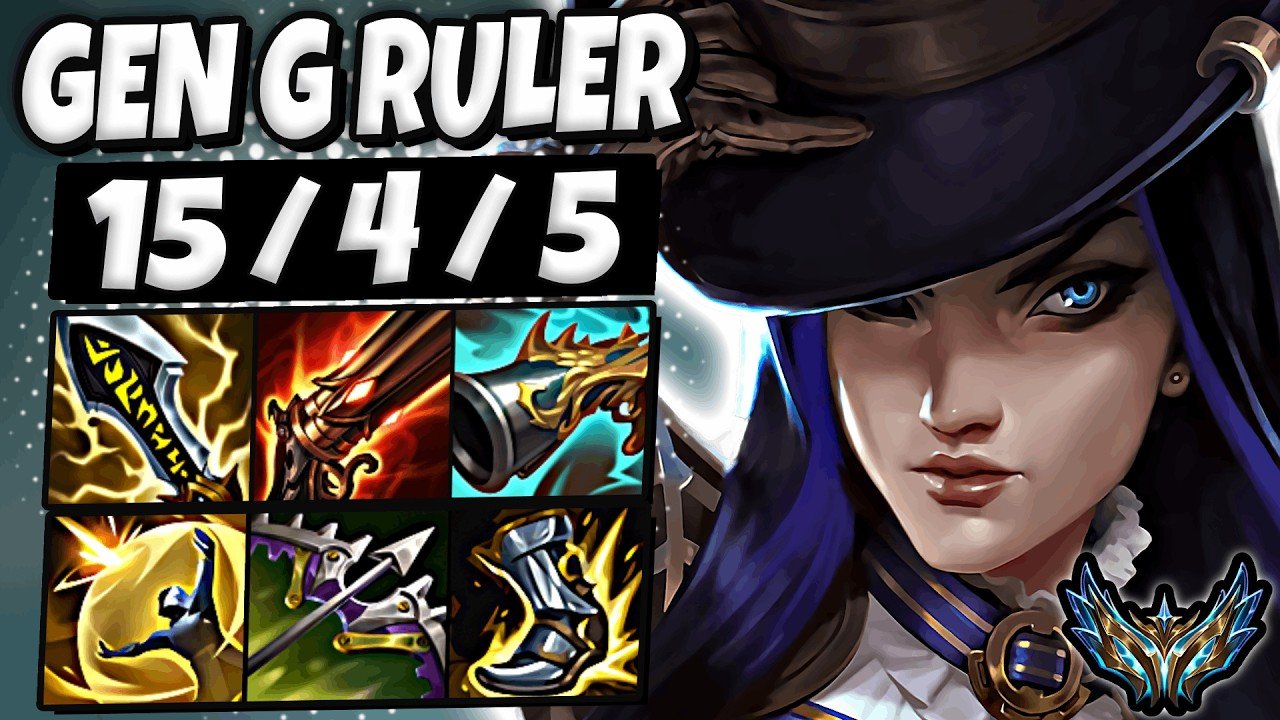 Caitlyn vs Lucian ADC [ Gen.G Ruler ] Patch 26.11 Korea Challenger 2130 LP