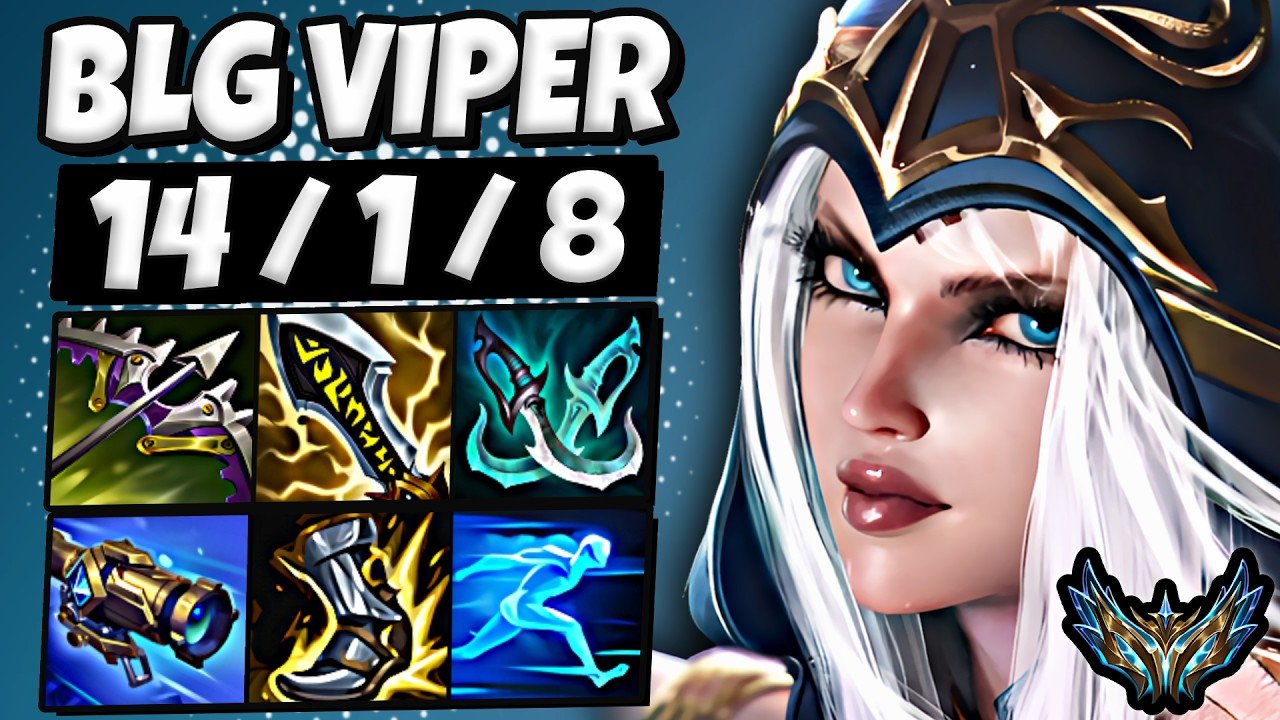 BLG Viper Ashe vs Mel [ ADC ] Korea Challenger 2215 LP | Patch 26.12