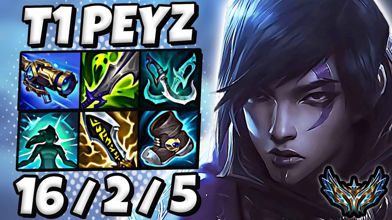 T1 Peyz Aphelios vs Vladimir [ ADC ] Korea Challenger 2429 LP | Patch 26.12
