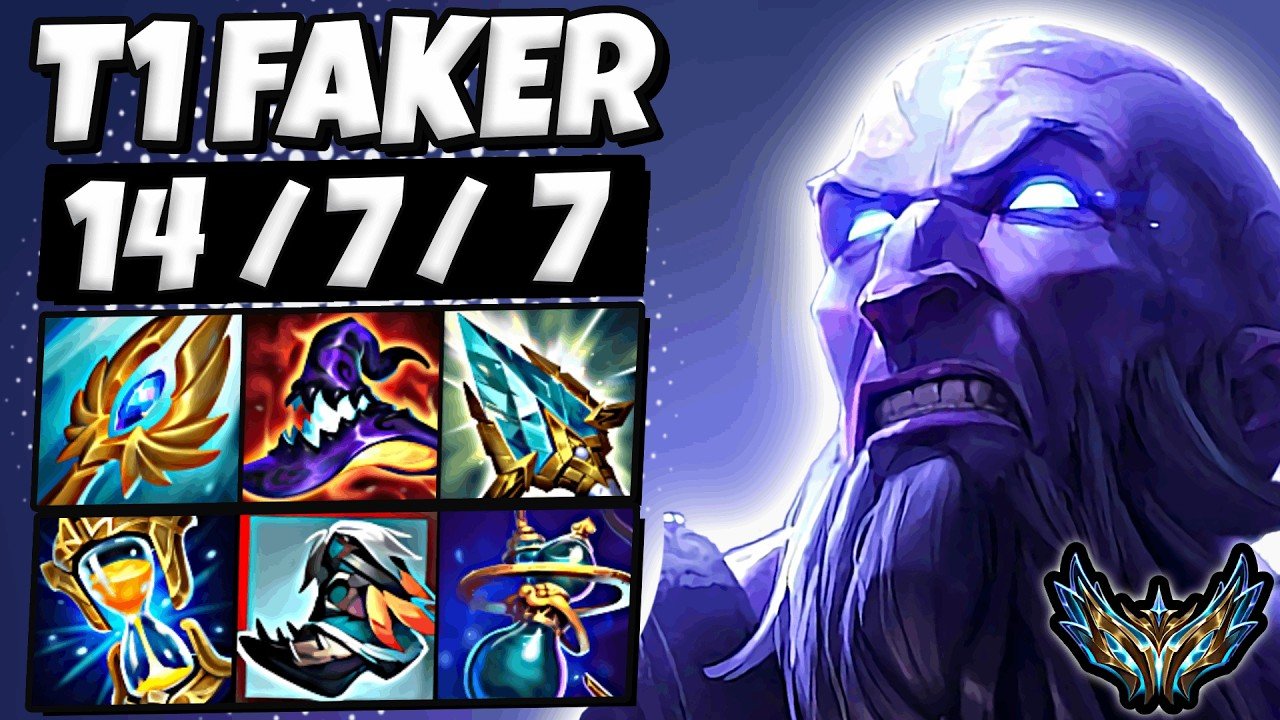 T1 Faker Ryze vs Viktor [ MID ] Korea Challenger 1832 LP | Patch 26.12