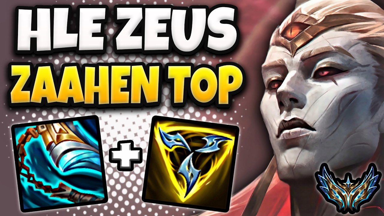 HLE Zeus Zaahen vs Gnar [ TOP ] Korea Challenger 2064 LP | Patch 26.13