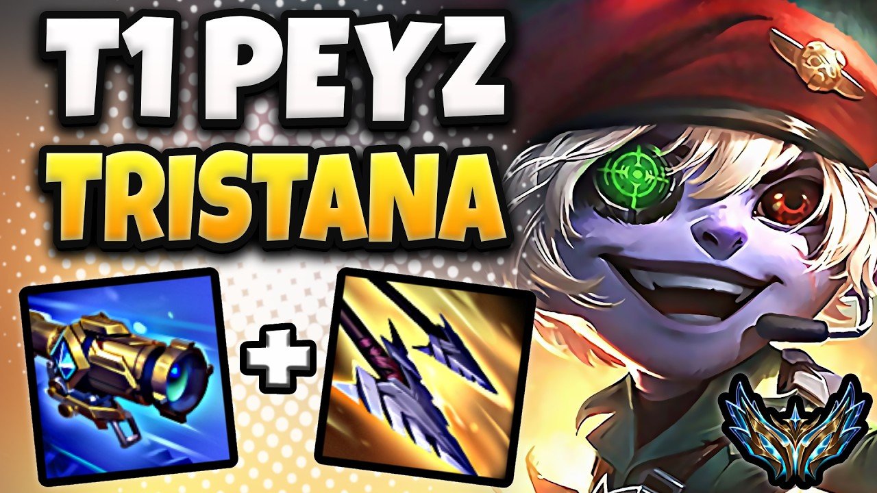 T1 Peyz Tristana vs Yasuo [ ADC ] Korea Challenger 2409 LP | Patch 26.13