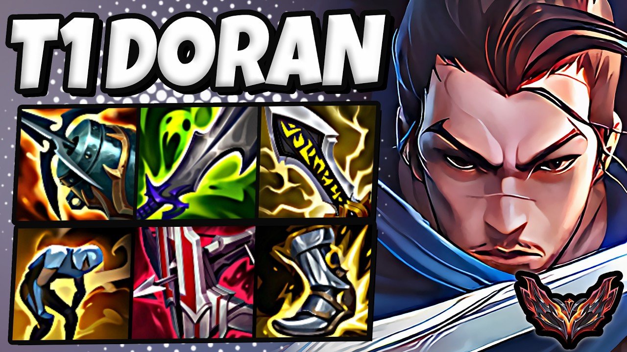 T1 Doran Yasuo vs Aatrox [ TOP ] Korea Grandmaster 1483 LP | Patch 26.13