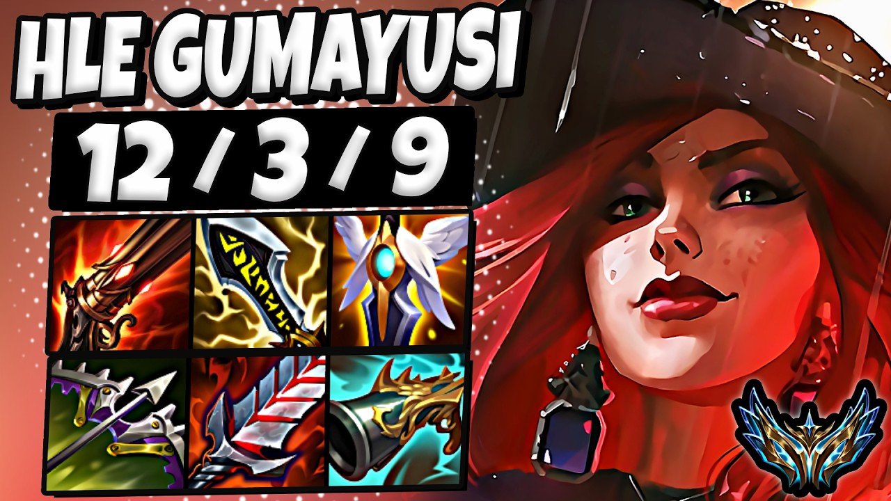 HLE Gumayusi Miss Fortune vs Lux [ ADC ] Korea Challenger 2496 LP | Patch 26.13