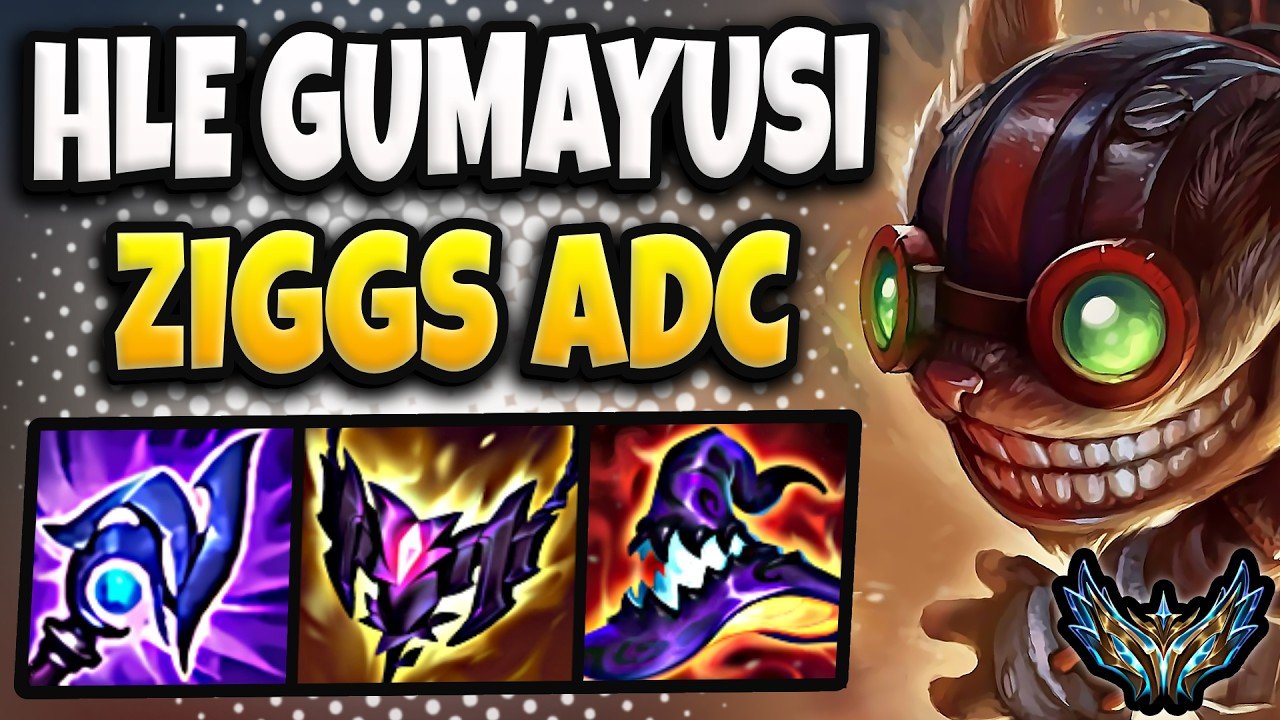 HLE Gumayusi Ziggs vs Tristana [ ADC ] Korea Challenger 2466 LP | Patch 26.13