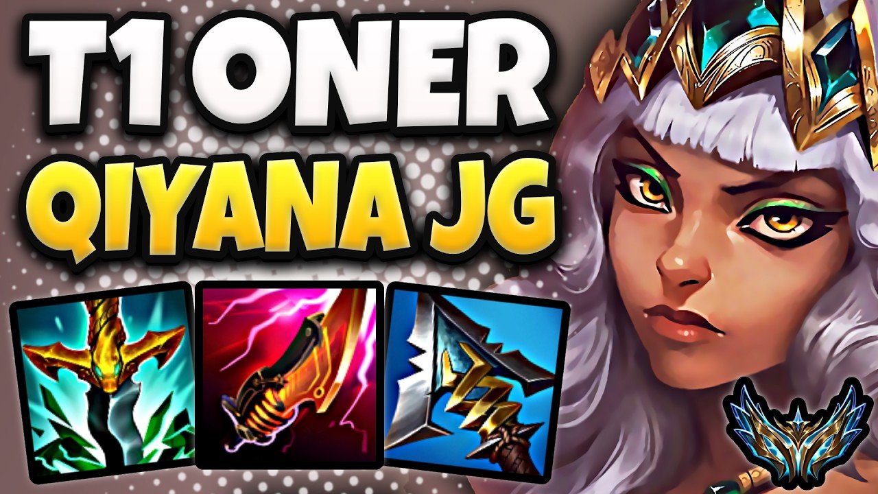T1 Oner Qiyana vs Lee Sin [ Jungle ] Korea Challenger 2327 LP | Patch 26.14