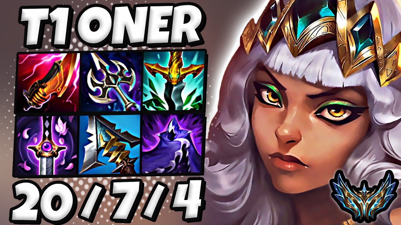 T1 Oner Qiyana vs Hecarim [ Jungle ] Patch 26.13 Korea Challenger 2216 LP