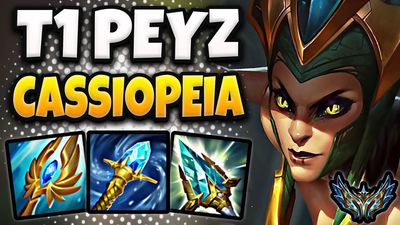 T1 Peyz Cassiopeia vs Kai’Sa [ ADC ] Korea Challenger 2429 LP | Patch 26.14