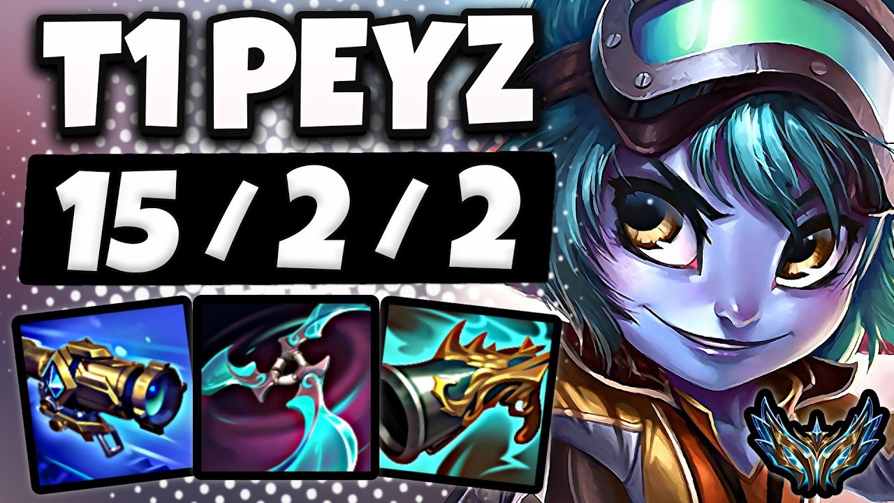 T1 Peyz Tristana vs Kai’Sa [ ADC ] Korea Challenger 2429 LP | Patch 26.13