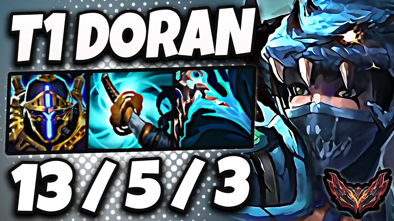 T1 Doran Vayne vs Tristana [ TOP ] Korea Grandmaster 1482 LP | Patch 26.14
