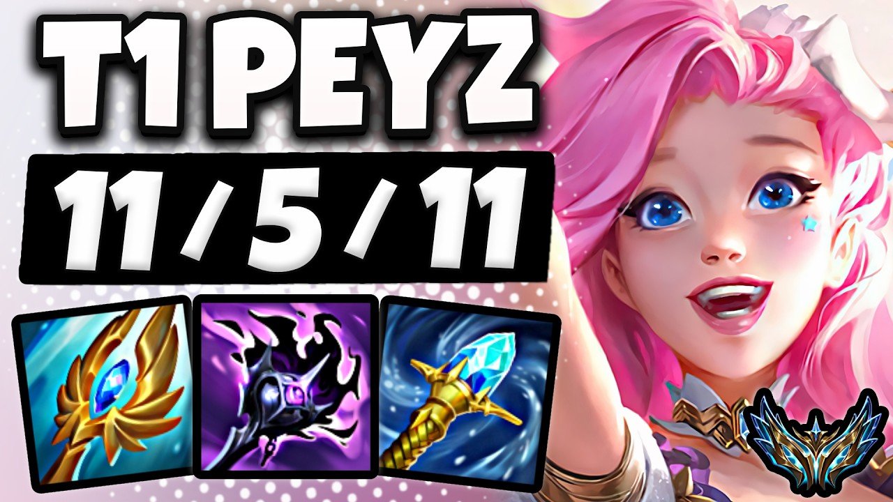 T1 Peyz Seraphine vs Aphelios [ ADC ] Korea Challenger 2429 LP | Patch 26.13