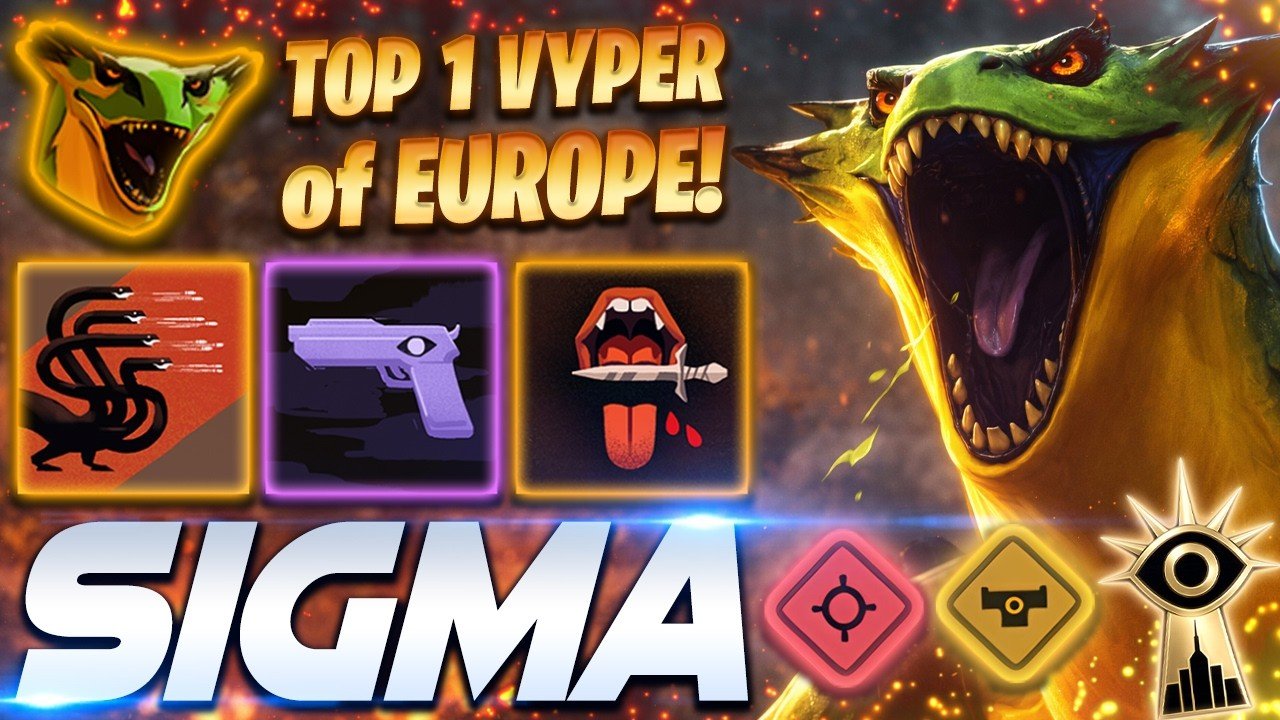 Sigma TOP 1 Vyper of EUROPE! – Deadlock Pro Gameplay & Guides [Watch & Learn]