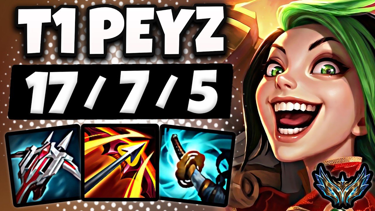 T1 Peyz Jinx vs Xerath [ ADC ] Korea Challenger 2423 LP | Patch 26.16