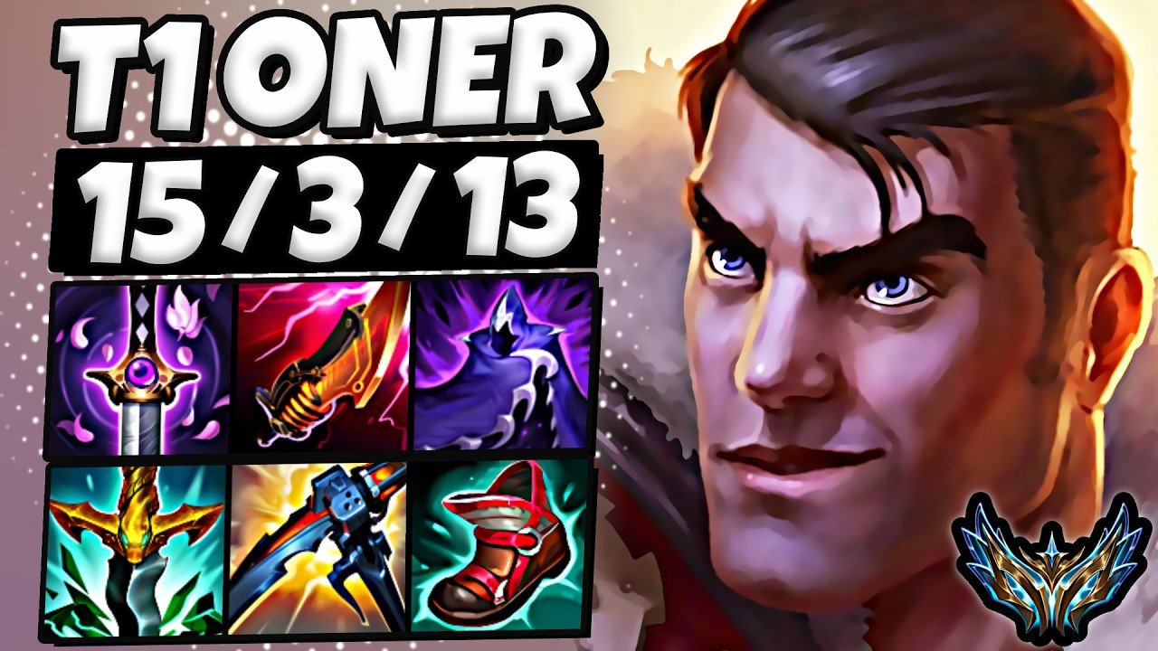 T1 Oner Jayce vs Lee Sin [ Jungle ] Korea Challenger 2134 LP | Patch 26.16
